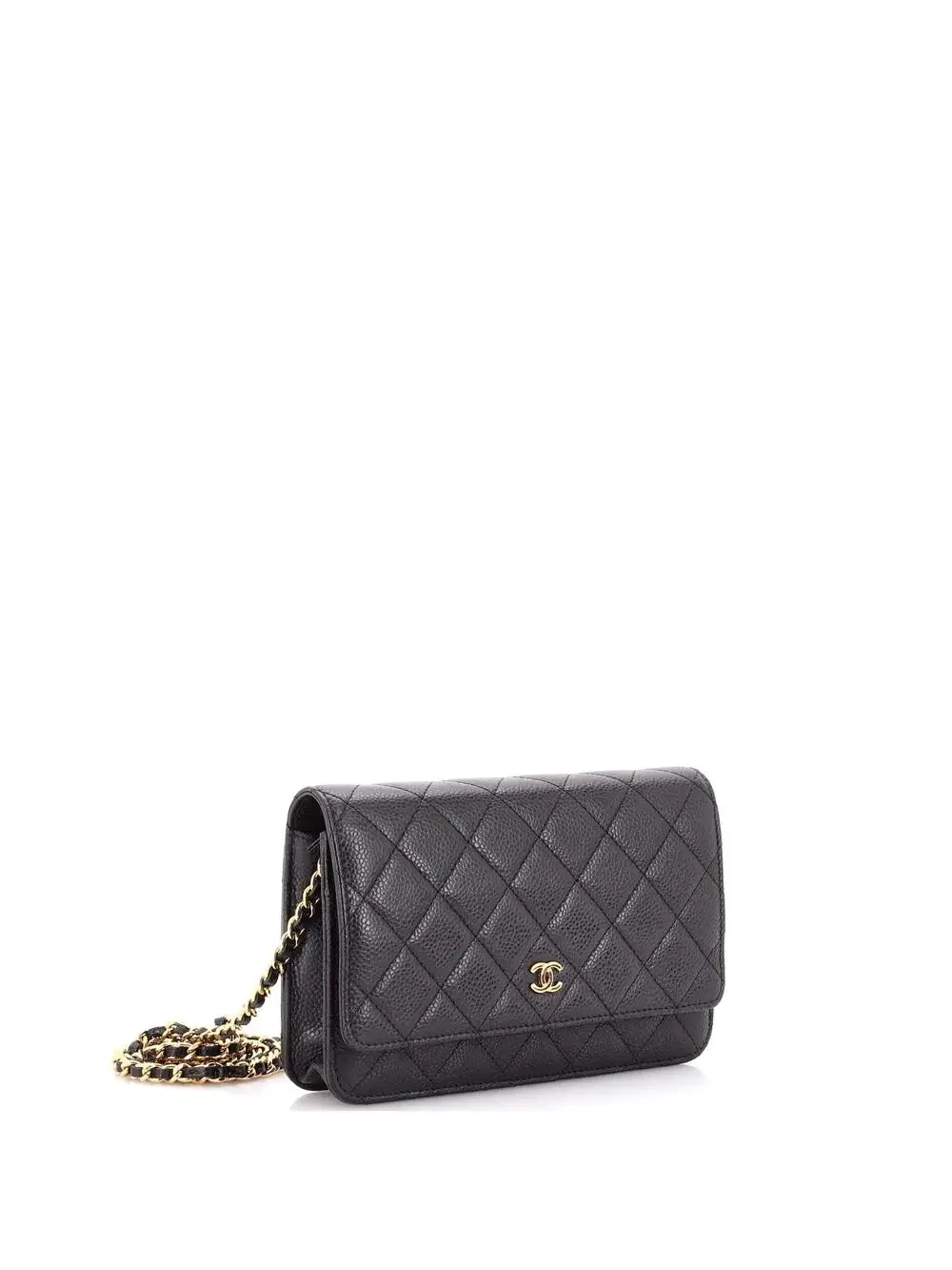 Chanel Wallet On Chain Quilted Caviar #343030C41B